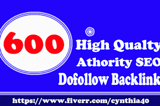 do 600 high quality seo dofollow contextual backlinks