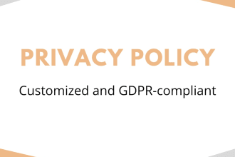 write your gdpr privacy policy