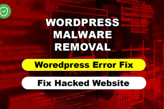 remove malware form hacked wordpress website