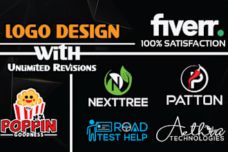 design modern logo creation with unlimited revisions