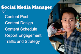 be your social media manager and content designer