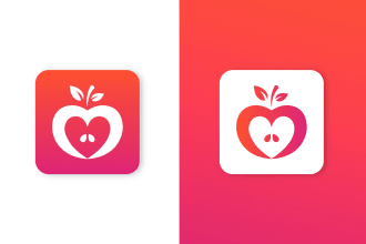 create 3d or flat icons, vector icons for website and app