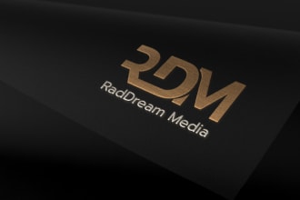 design unique minimal logo,business card,social media kit