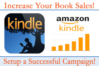 setup successful amazon KDP kindle or paperback PPC ad campaigns for your book