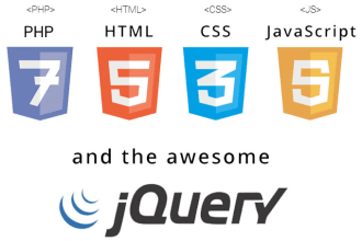built php, codeigniter, html, javascript, json, jquery