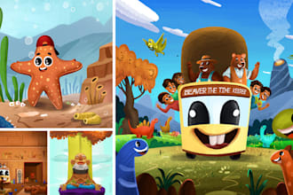 draw children book illustration