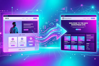 migrate transfer your wix website to wordpress