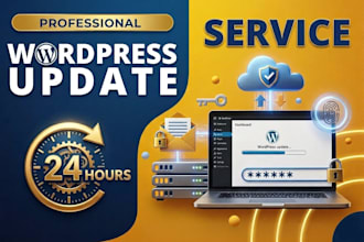 update wordpress website in 24 hours