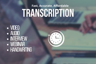 accurately transcribe your youtube videos in 24 hrs