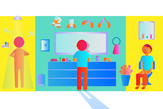 create design and illustration with unlimited revision