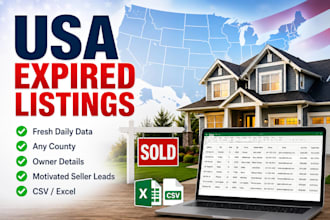 provide updated expired real estate listings nationwide