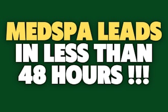 get medspa, botox, filler leads with facebook lead generation ads