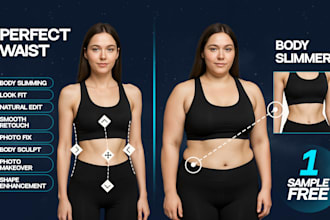 reshape and enhance your body in photos professionally