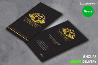 do two concepts luxury business card design and redesign