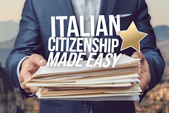 help you obtain the italian documents for your dual italian citizenship