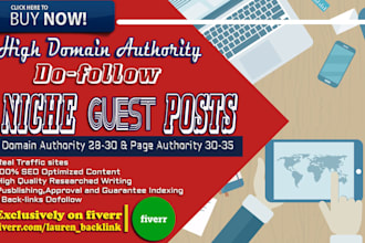 write and publish niche guest posts da 50 plus