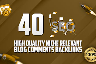 build niche relevant dofollow blog comment backlinks