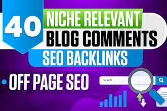 build niche relevant dofollow blog comment backlinks