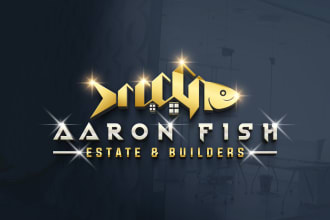 do 3d minimalist business logo design in 24h