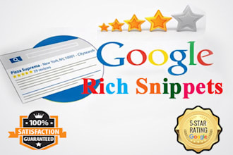 do advance schema markup, rich snippets and star rating