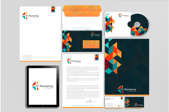 design logo business card and brand stationary in 24 hours