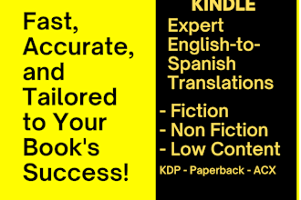 translate your book from english to spanish fast