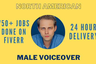 record a professional male voice over