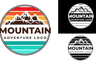 design rustic outdoor and vintage style logo