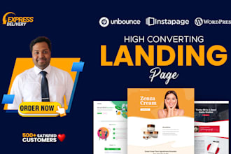 create high converting landing pages with unbounce,instapage,wordpress