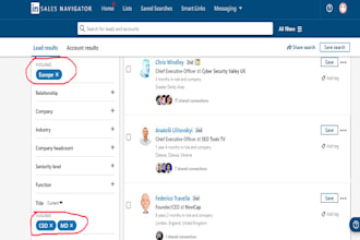 provide b2b email leads for senior marketing contacts