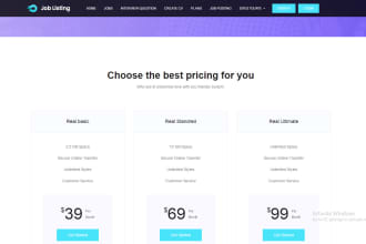 provide full script for job portal with admin panel