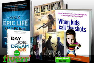 design amazon book, ebook, notebook cover