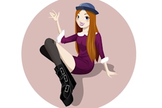 make the most fashionable and stylish chibi/model/cartoon