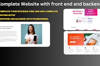 make your full website with design, laravel, PHP, HTML CRM