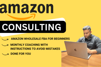 be your amazon wholesale or retail fba consultant or mentor