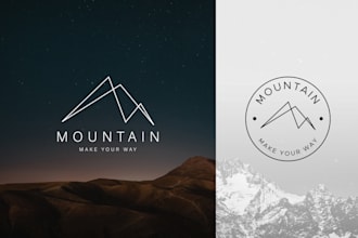 do modern minimalist business logo design and brand identity