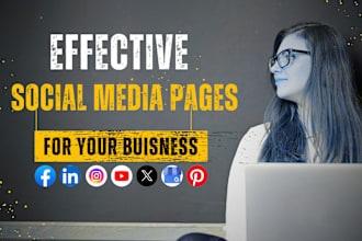 setup effective social media page for business