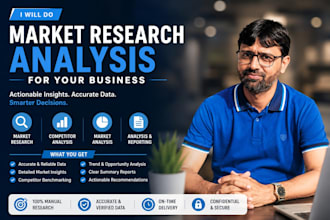do market research and data analysis for business decisions