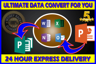 do professional data convert and data entry expert
