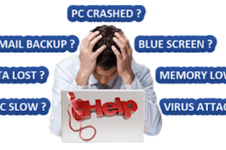 repair, fix your windows pc remotely