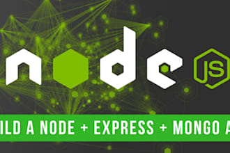 create high performance nodejs, expressjs rest API