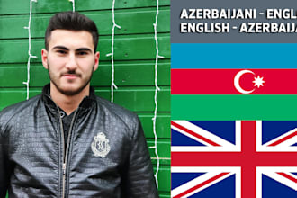 do english azerbaijani translation 500 words and vice versa