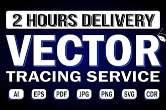 convert any of your images or logo into a vector format