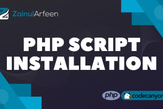 install codecanyon and any PHP script on the server