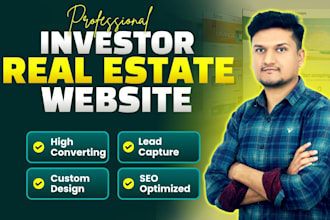 design a high converting real estate investor website