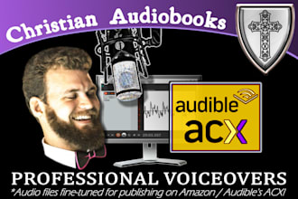 narrate your christian book as an audiobook for audible