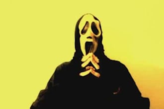 say anything you want dressed up as an anonymous MURDERER in a Scream mask