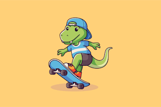 create cartoon characters, mascots, or simple illustrations