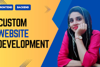do website development as front end, backend developer, full stack web developer