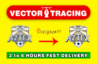 do vectorize, redraw, redesign and clean up your logo